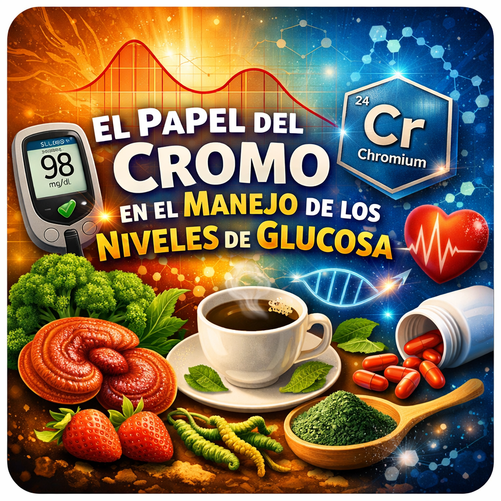 El papel del cromo en el manejo de los niveles de glucosa
