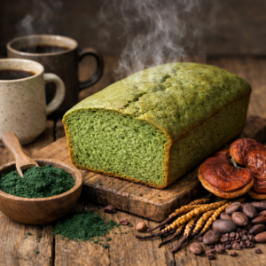 pan casero de yuca y espirulina